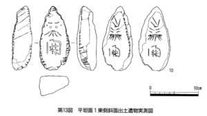 石製神像実測図