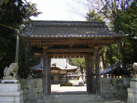 椿神社神門