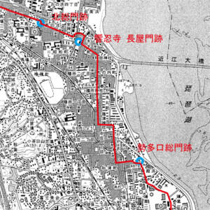図1　旧東海道（膳所周辺）