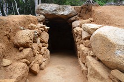 福林寺古墳群 3号墳 石室 南西から　