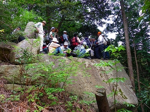 桑実寺のるり石