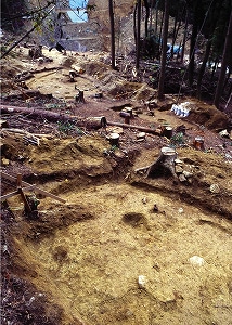 百済寺南川遺跡調査状況